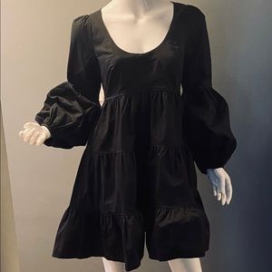 cinq a sept Rose Square-Neck Mini Dress